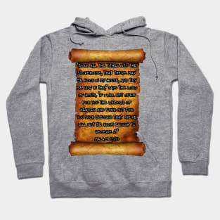 TITHES BRINGS BLESSINGS MALACHI 3:10 ROLLSCROLLS Hoodie